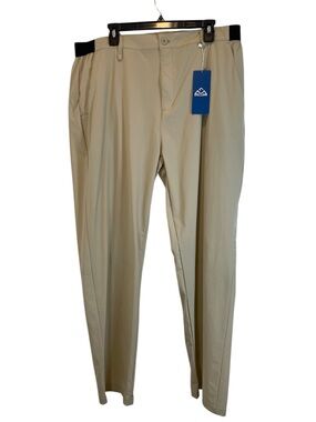 Outdoor Sports Men's Lightweight Stretch Chino Pants - Beige size 40